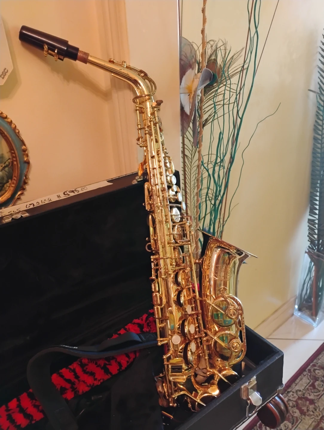 Vintage saxophone