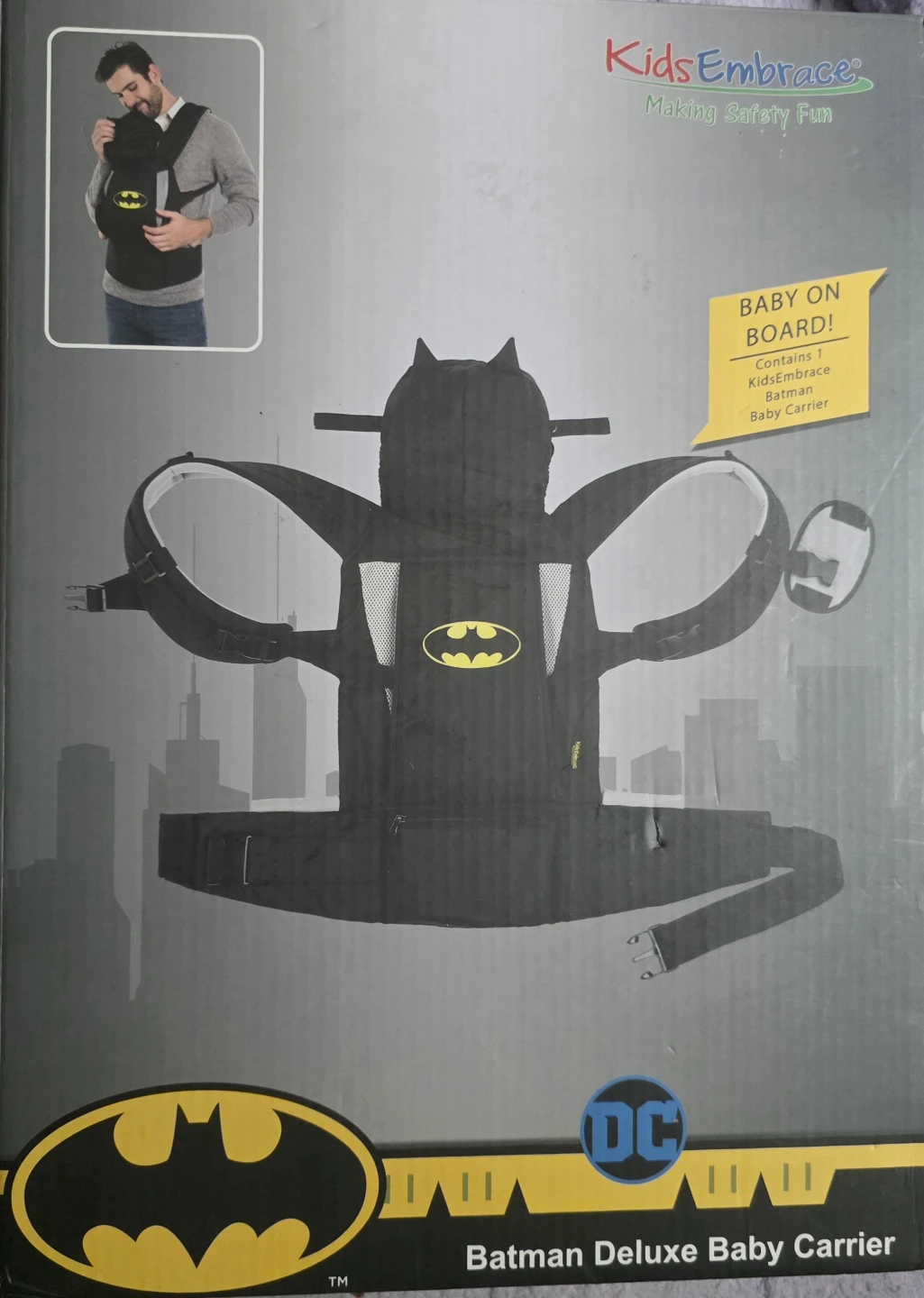Kids Embrace Batman Deluxe Baby Carrier