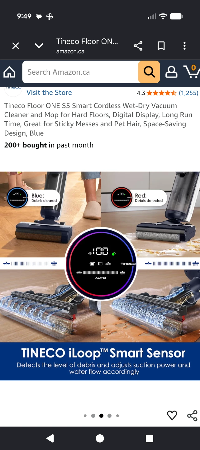 Tineco Floor ONE S5 Smart Cordless Wet-Dry Vacuum and Mop - photo 3