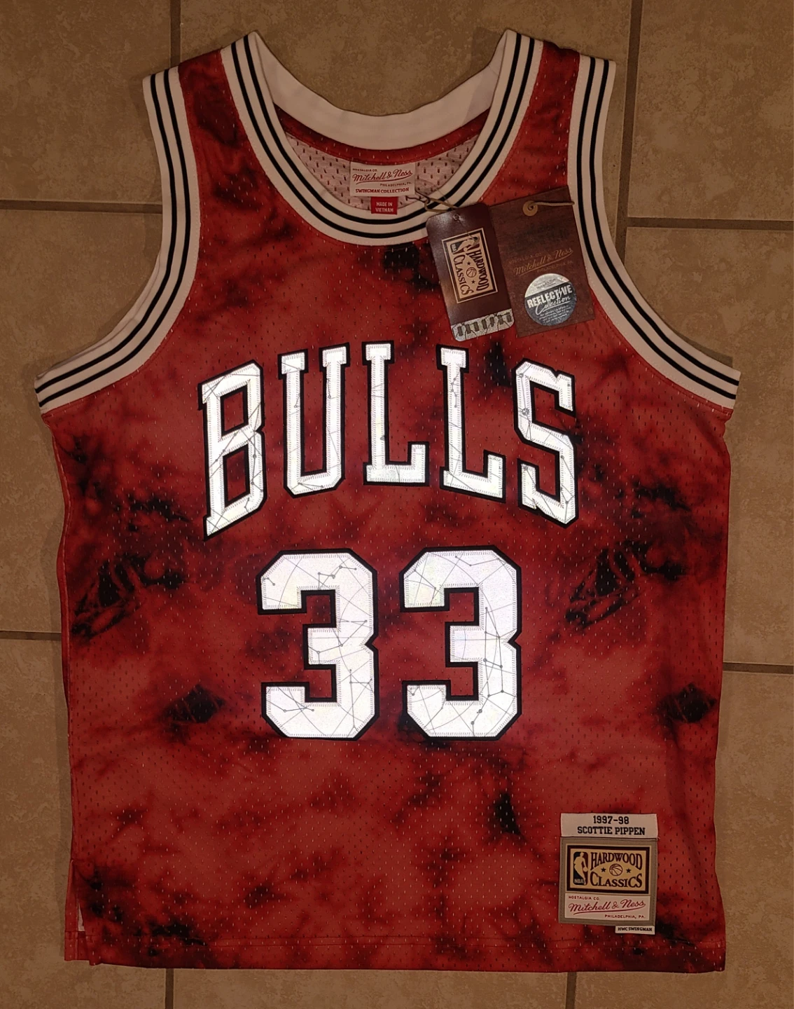 Mitchell & Ness NBA Scottie Pippen Chicago Bulls Jersey Size M - photo 4