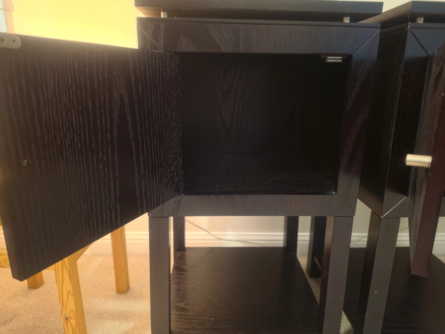 Two brown side tables - photo 3
