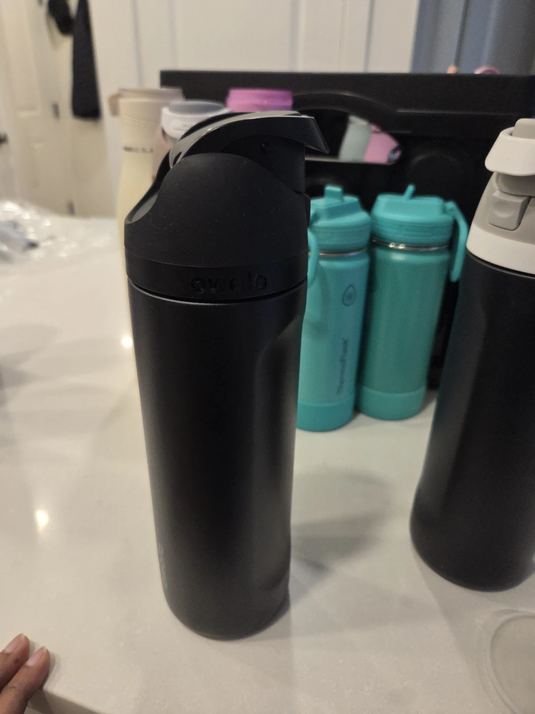 Black Owala Water Bottle
