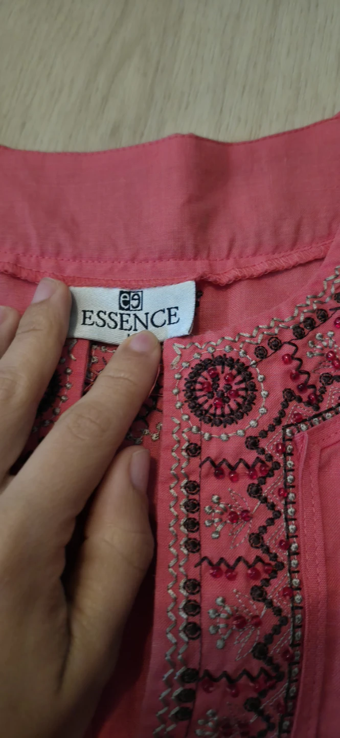Essence Pink Embroidered Blouse - photo 2