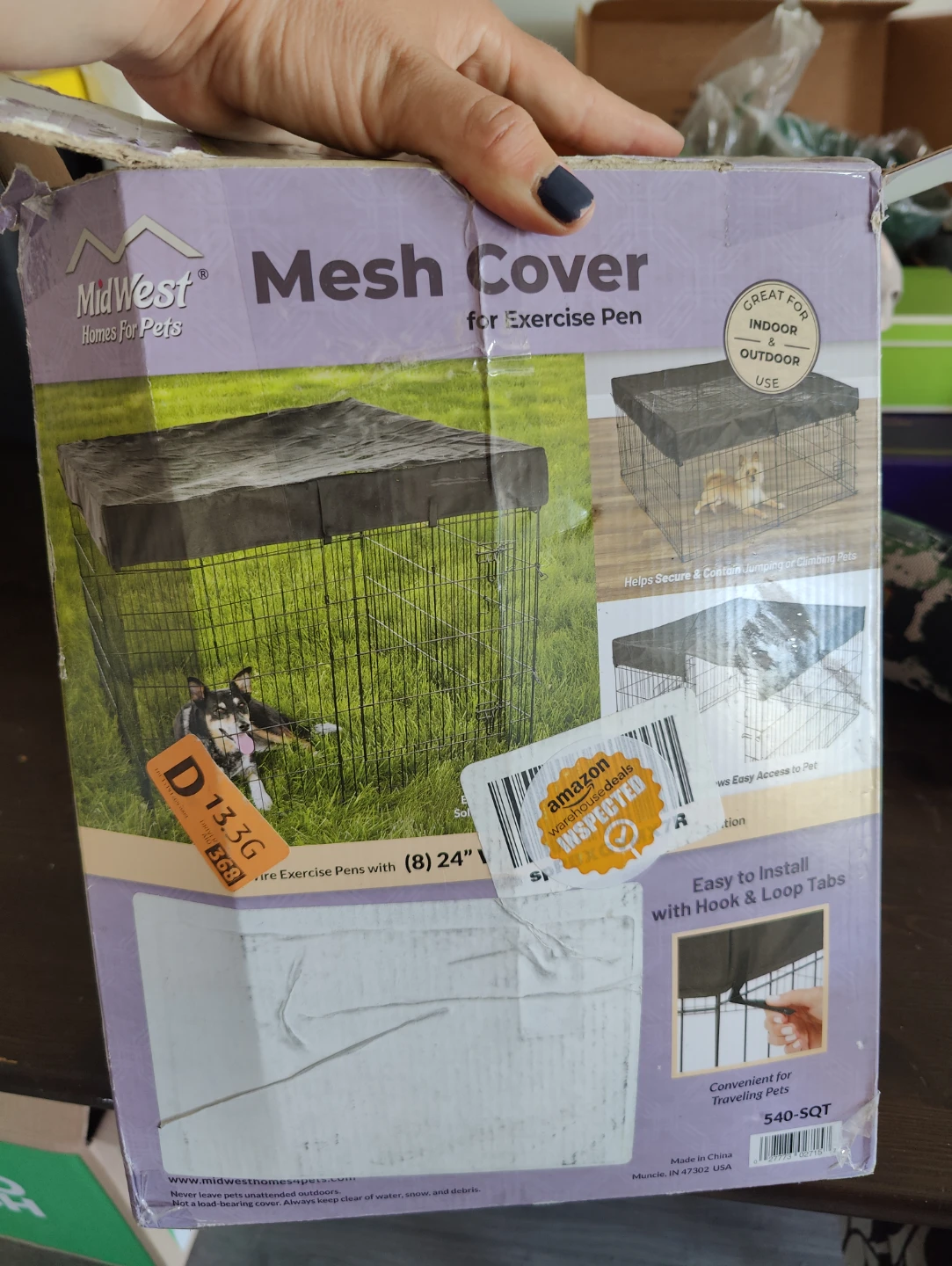 MidWest Homes for Pets Mesh Cover for Exercise Pen - photo 3