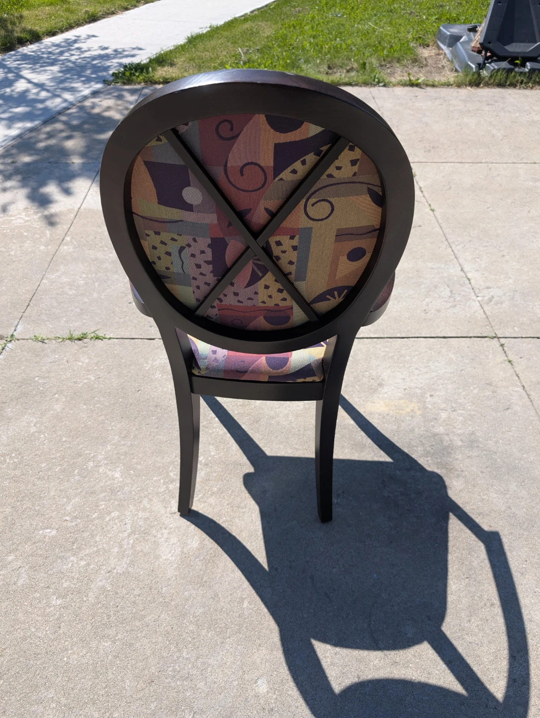 Dinec Armchair with colourful fabric - photo 2