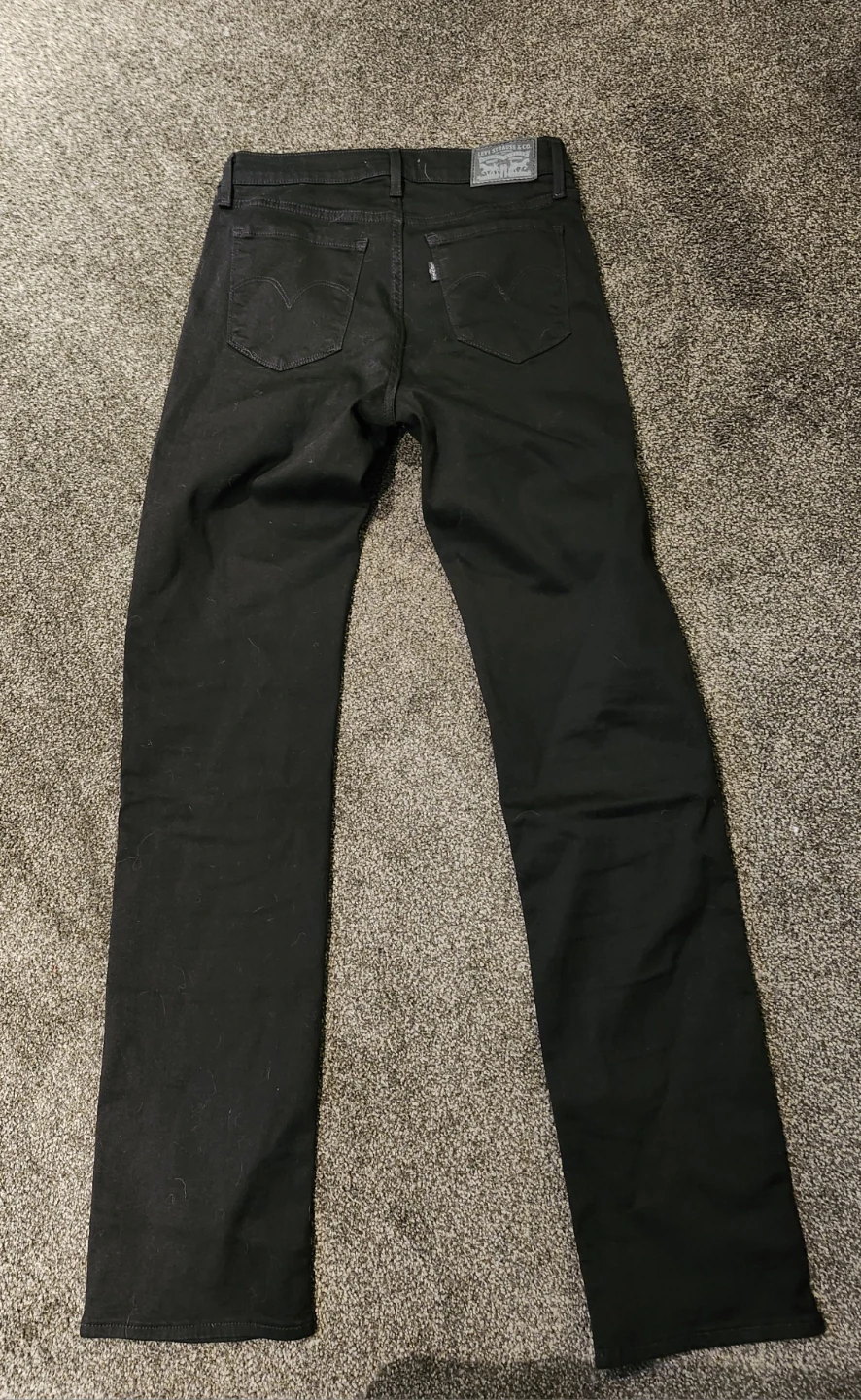 Levi's 314 Shaping Straight Black Jeans - photo 3
