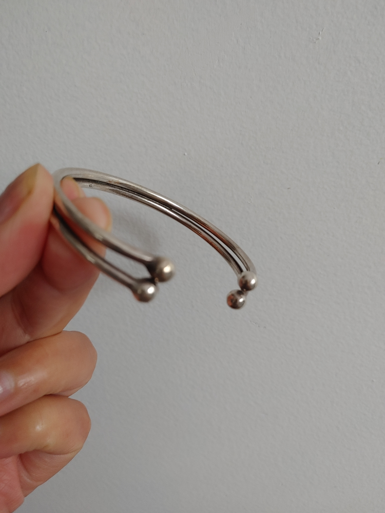 925 real Silver  Cuff Bracelet - photo 2