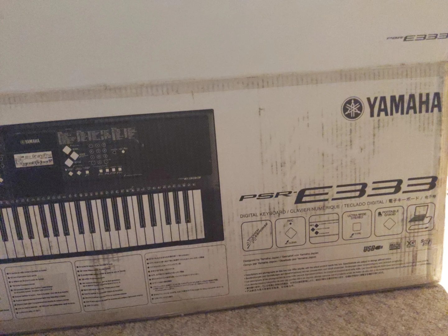 Yamaha PSR-E333 Digital Keyboard - photo 2