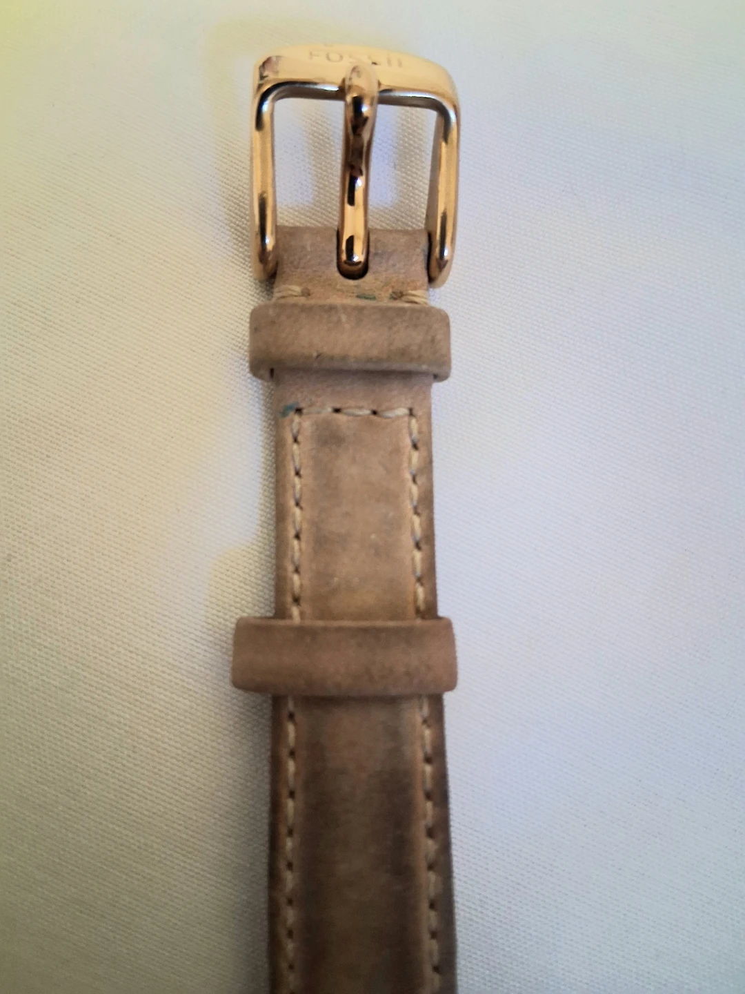 WOMEN'S FOSSIL WATCH WITH TAN LEATHER STRAP - photo 3