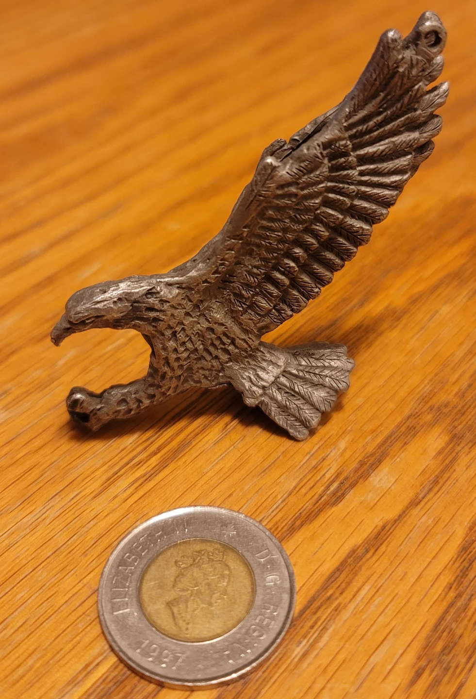 Metal Eagle Figurine Pendant - photo 2
