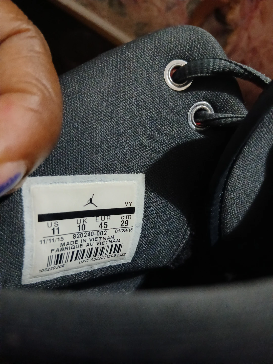 Jordan 3 Retro Black Cement Men's Sneakers - photo 3