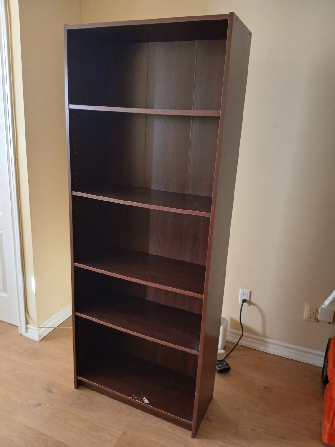 Dark Brown 5-Shelf Bookshelf Billy