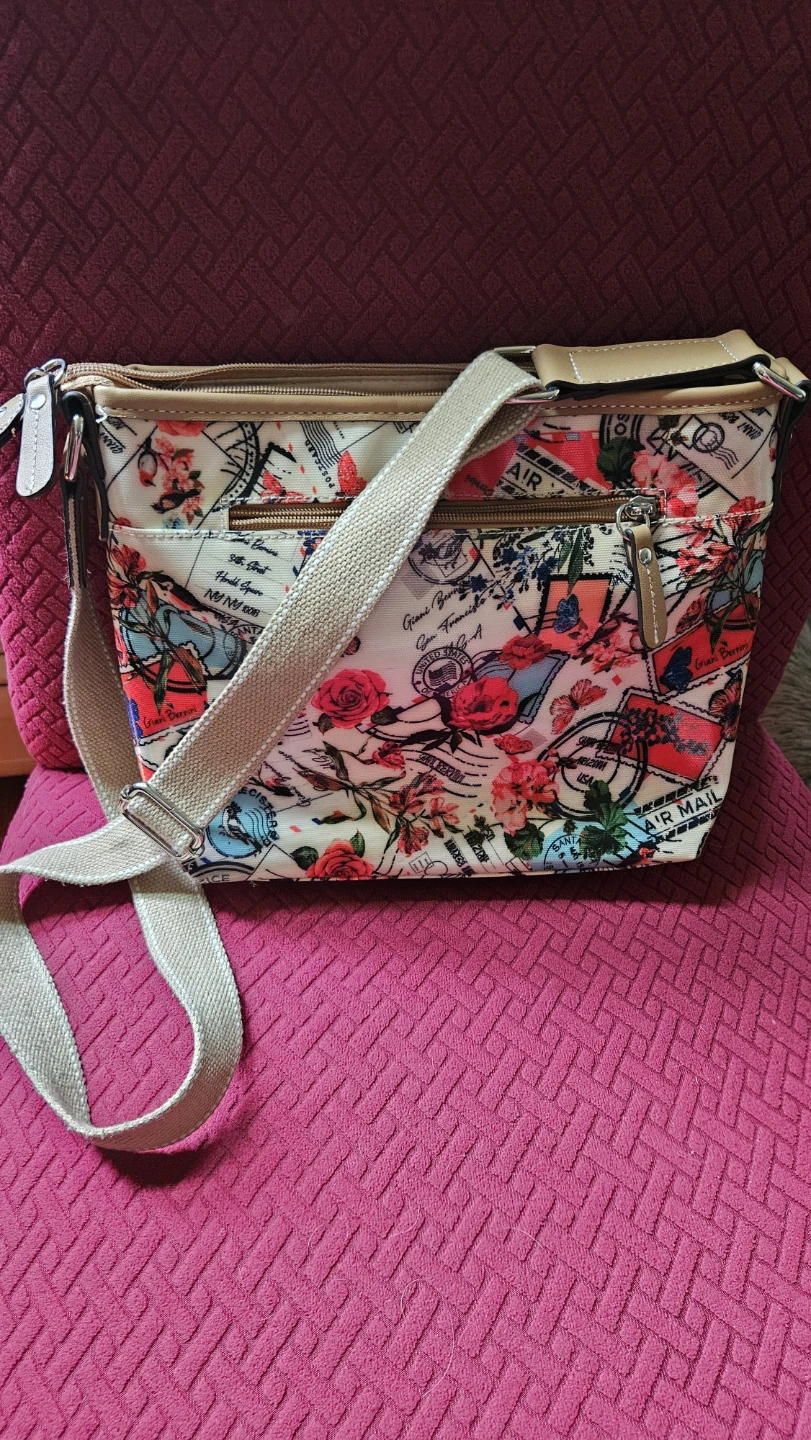 Gianni Bernini Floral Postcard Crossbody Bag - photo 2