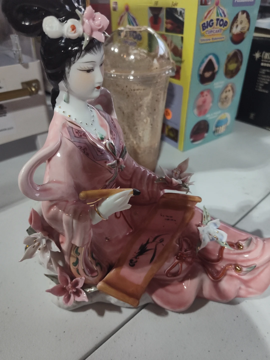 Decorative Ceramic Figurine of a Woman