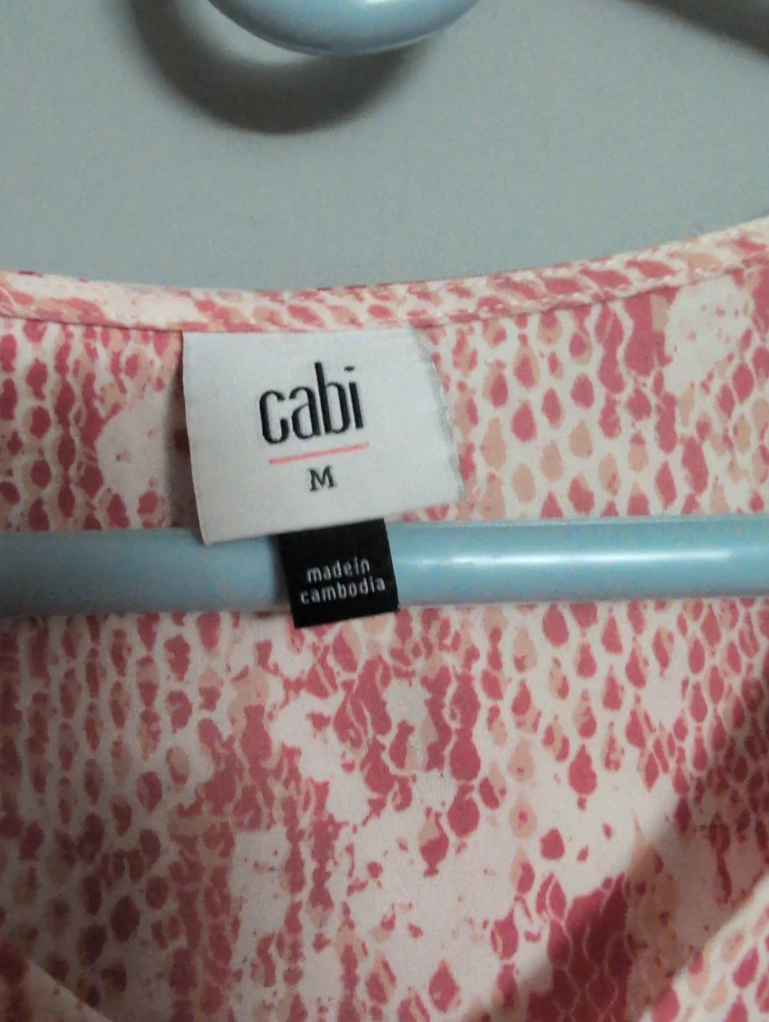 Cabi Pink Snake Print Blouse - photo 2