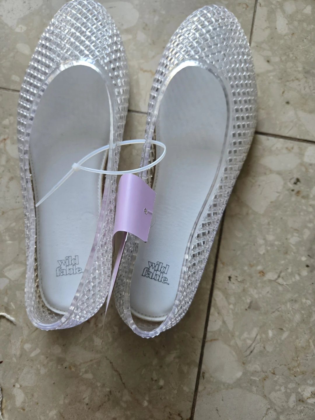 Wild Fable Clear Jelly Ballet Flats