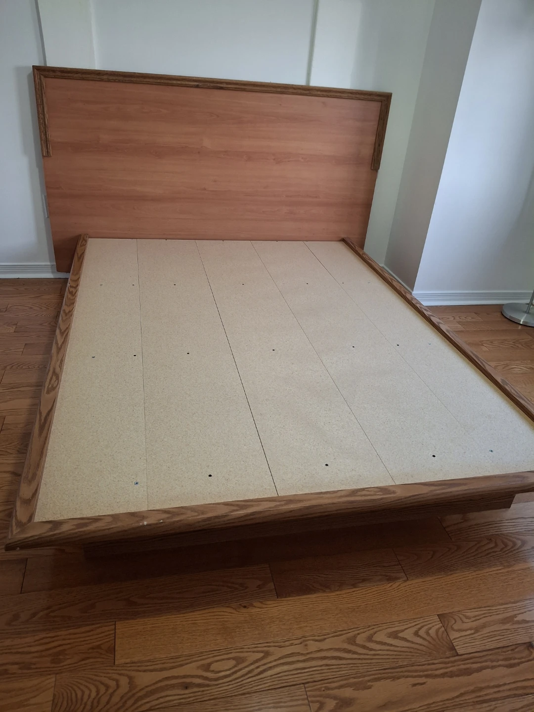 Wooden Bed Frame with Headboard - photo 3
