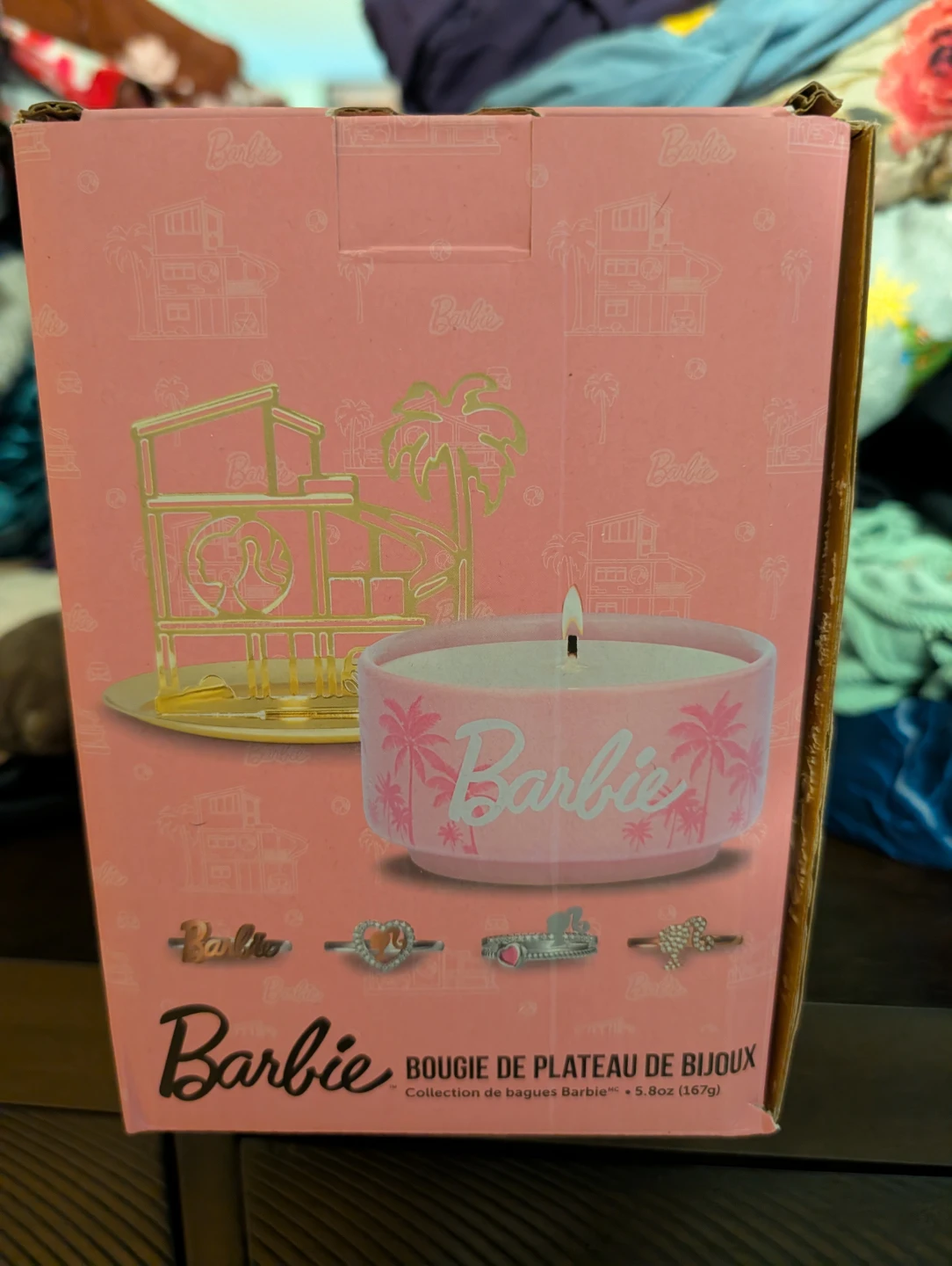 Barbie Dreamhouse Candle with Ring Surprise