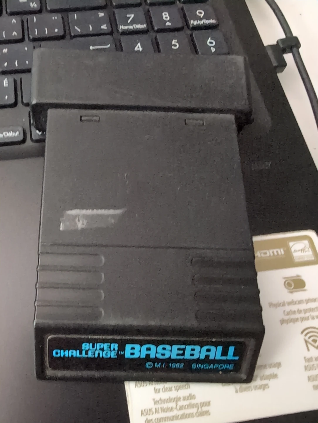 Super Challenge Baseball Game Cartridge