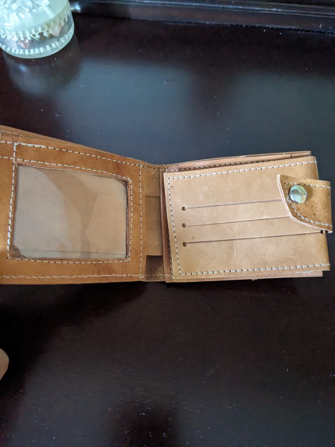Man wallet, real leather brand new - photo 2
