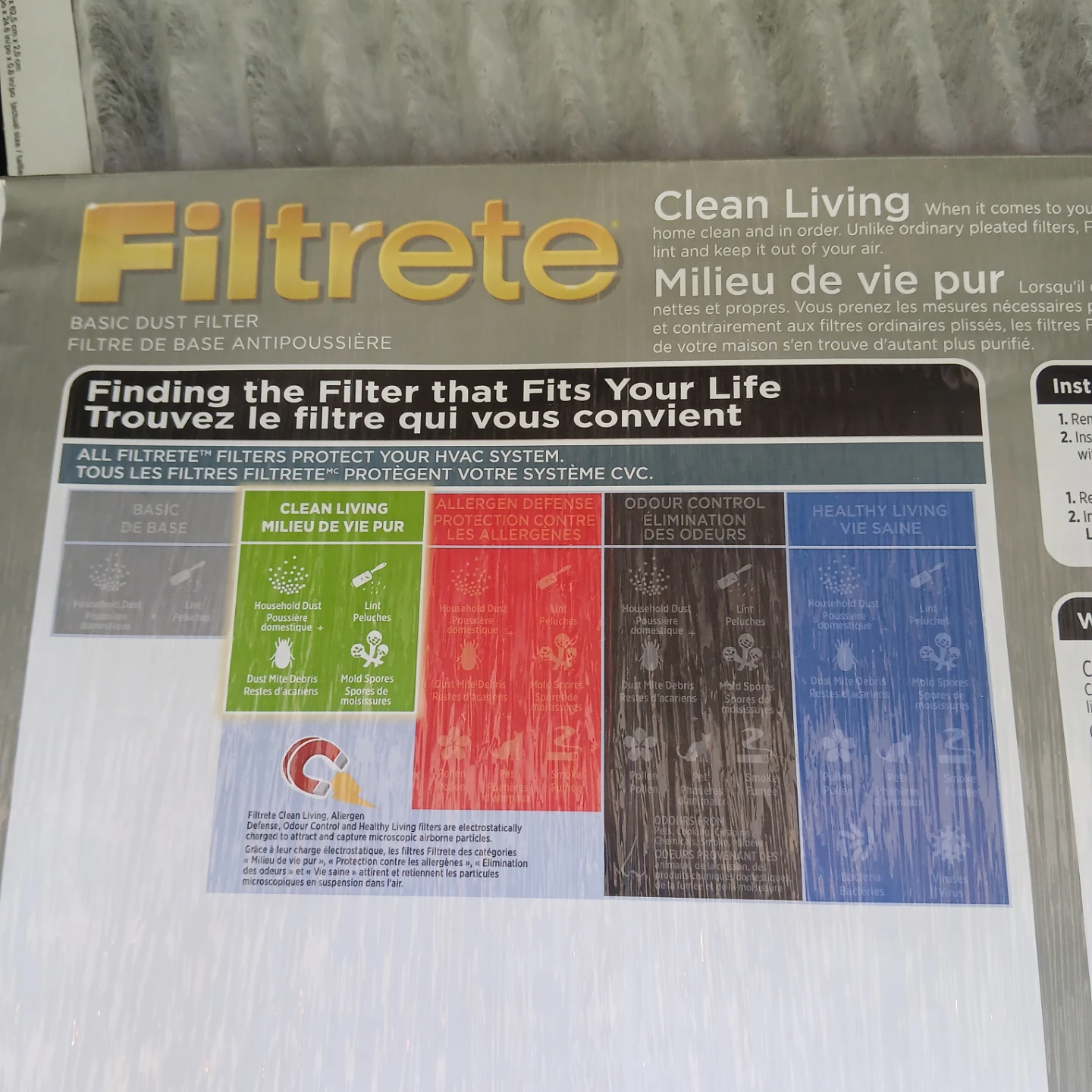 Filtrete 20x25x1 Clean Living Basic Dust Air Filter - photo 3