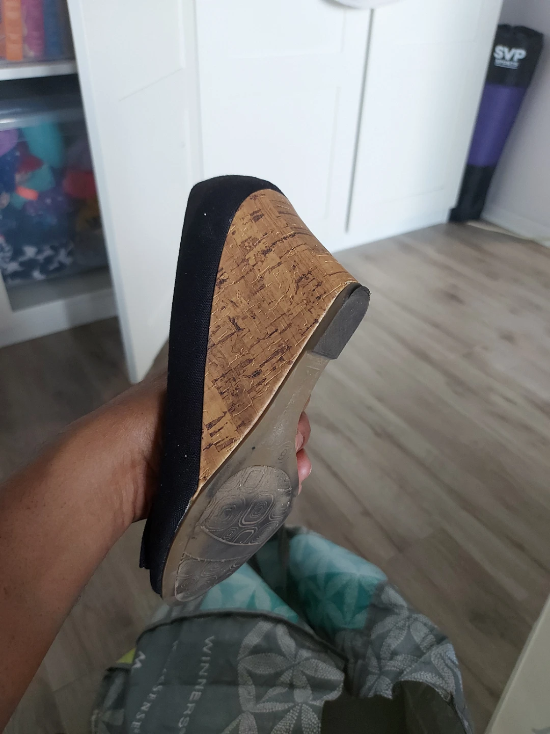American Eagle Black Wedge Heels - photo 3