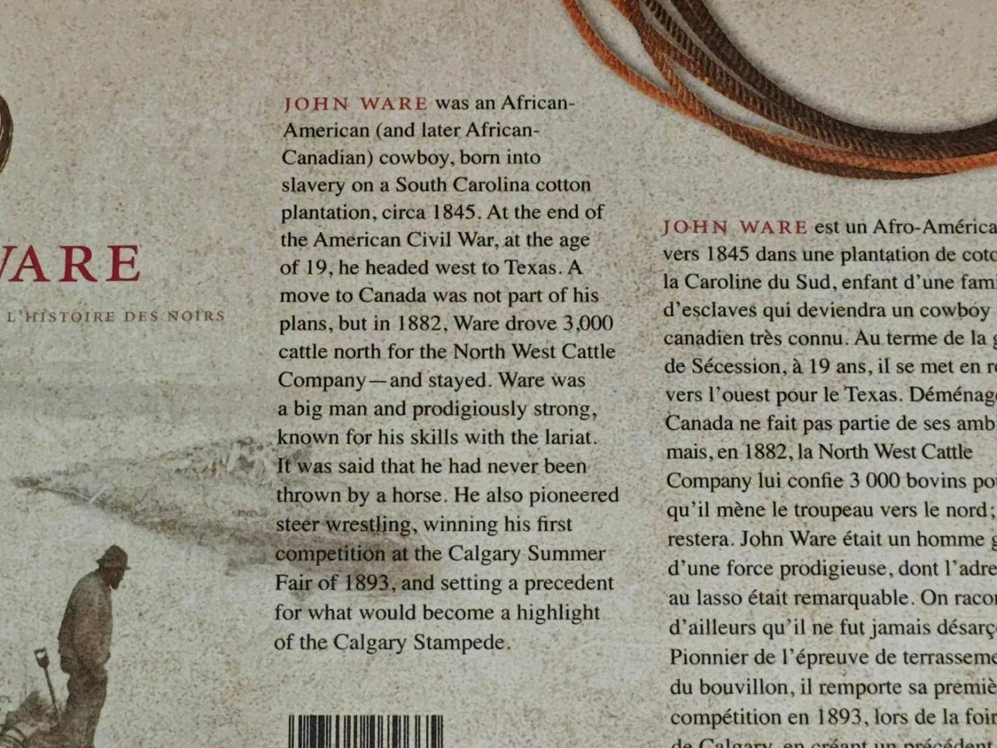 First Day Covers FDC John Ware Black History & Calgary Stampede - photo 5