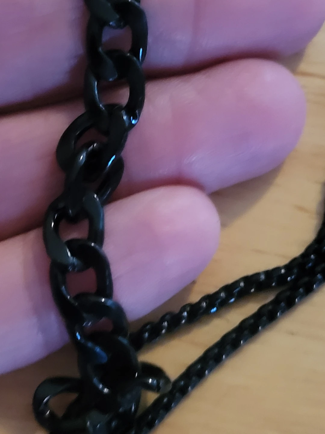 Mens Black Cross Necklace, Chain, and Ring Set - photo 4