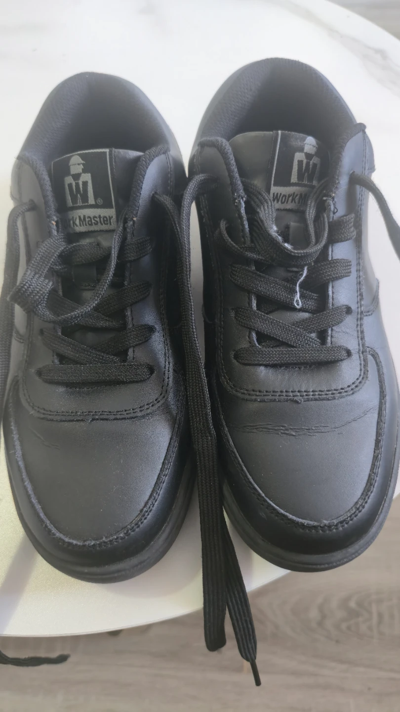 WorkMaster Women's Black Leather/PU Upper Shoes