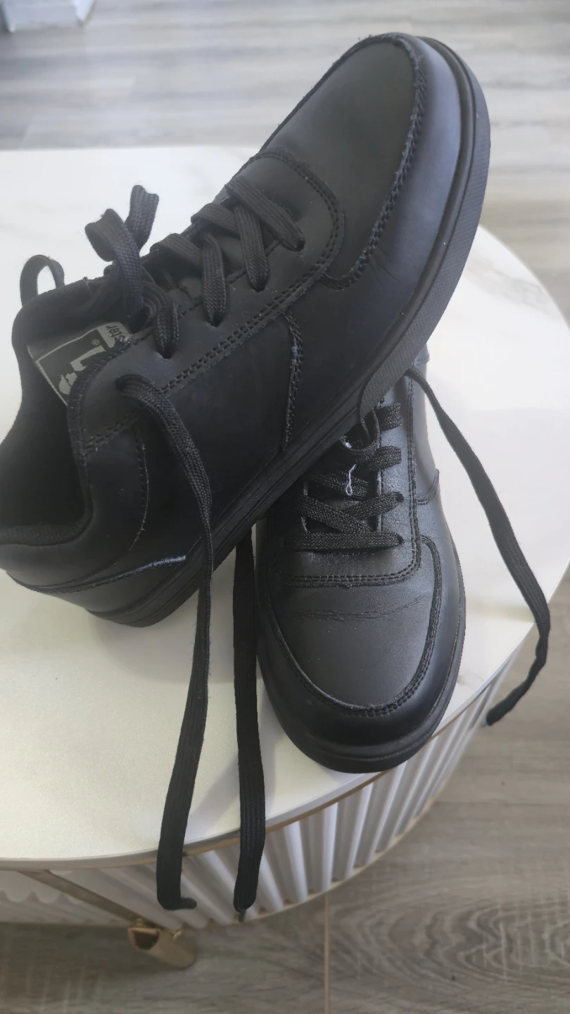 WorkMaster Women's Black Leather/PU Upper Shoes - photo 2