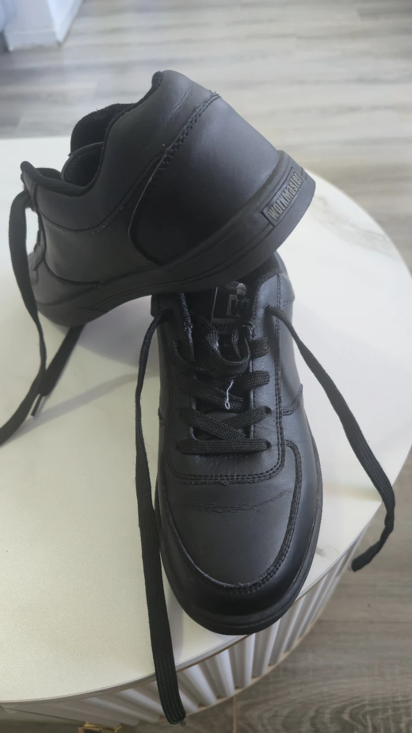 WorkMaster Women's Black Leather/PU Upper Shoes - photo 3