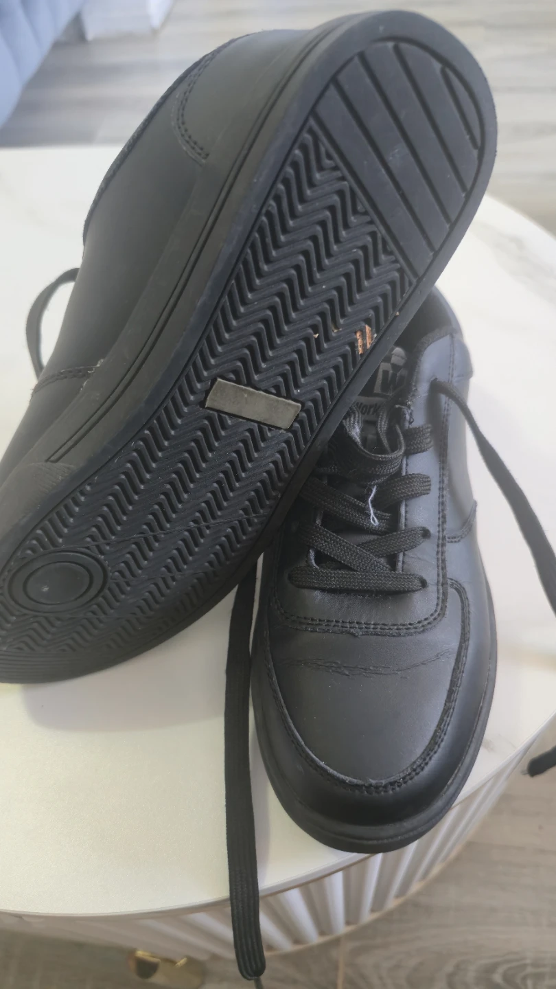 WorkMaster Women's Black Leather/PU Upper Shoes - photo 4
