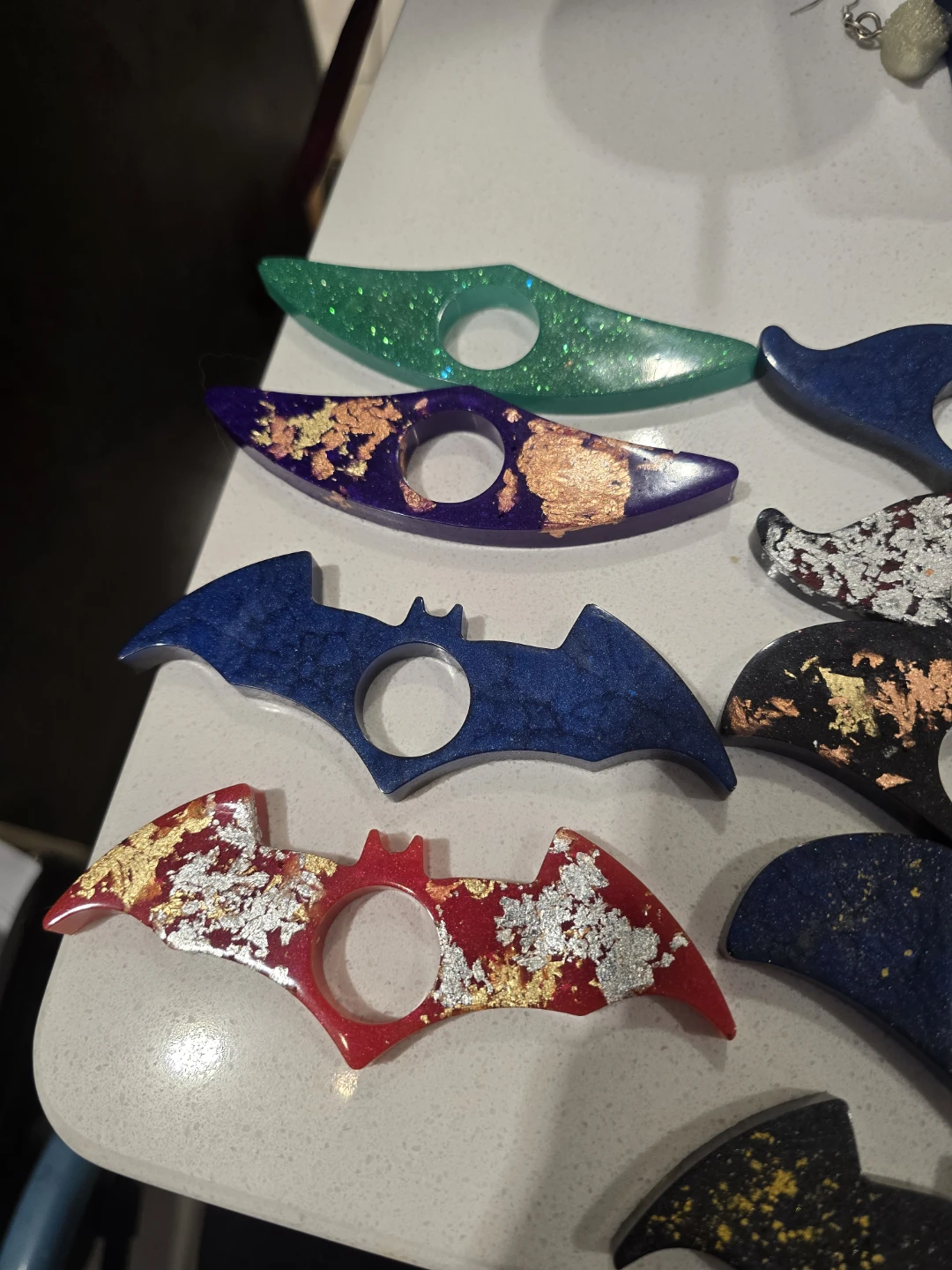 Handmade Resin Bookmark Rings - photo 5