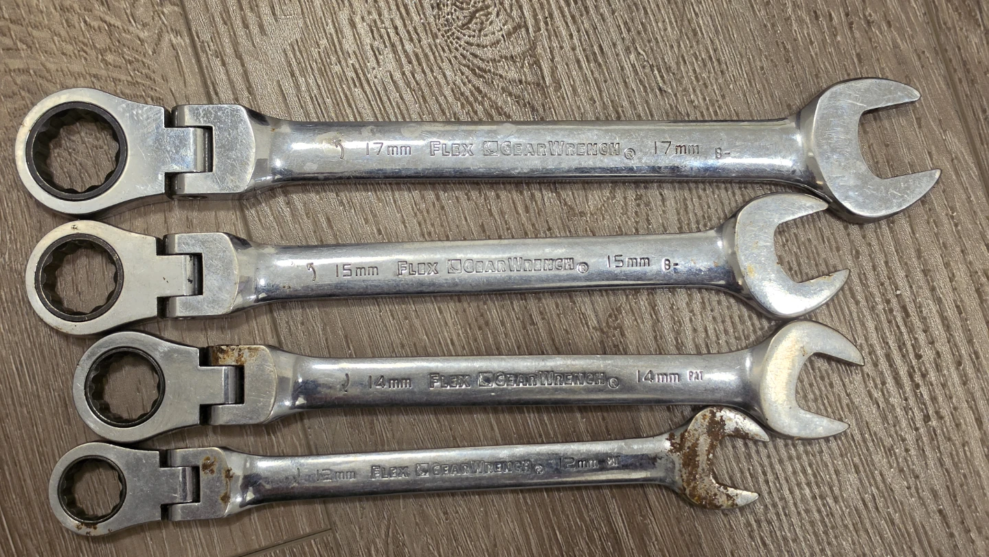 GearWrench Flex Ratcheting Wrenches (4-Piece Set) - photo 2