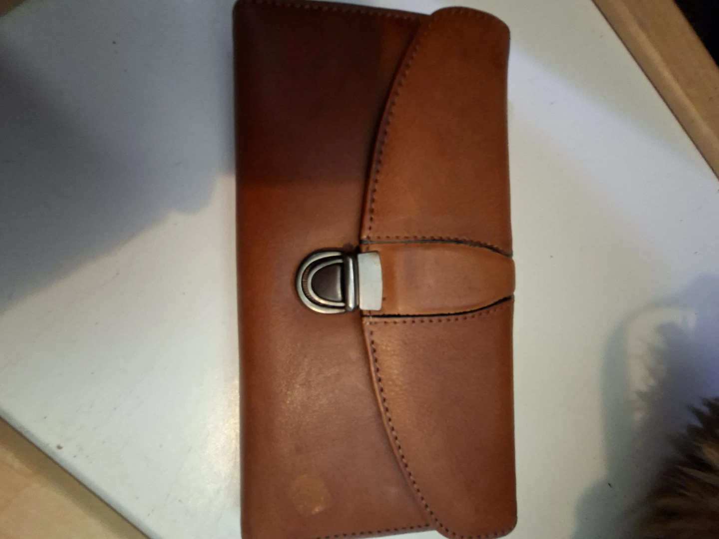 LEFULO Brown Leather Wallet