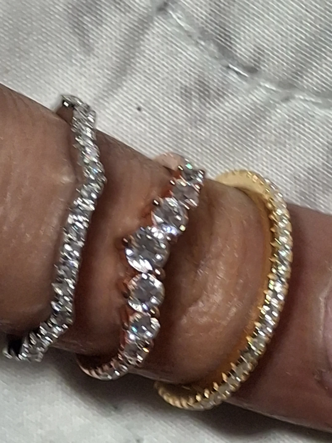 Set of 3 rings and 2 bracelets - photo 4