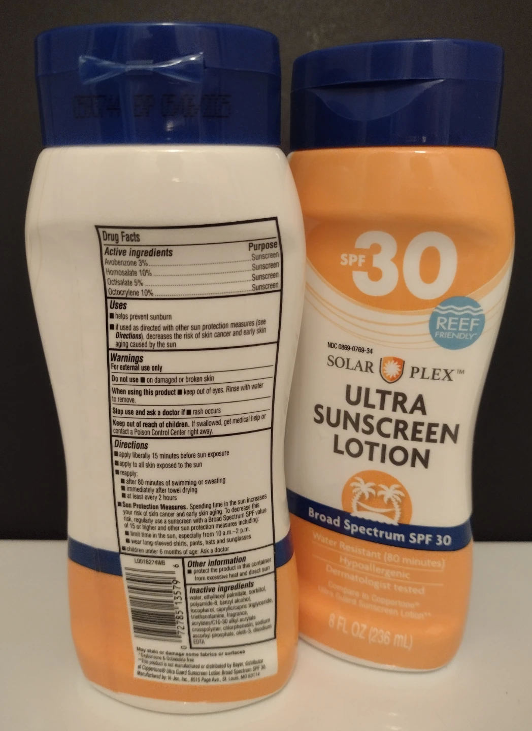 Solar Plex Ultra Sunscreen Lotion SPF 30 - 8oz (2 Pack) - photo 2