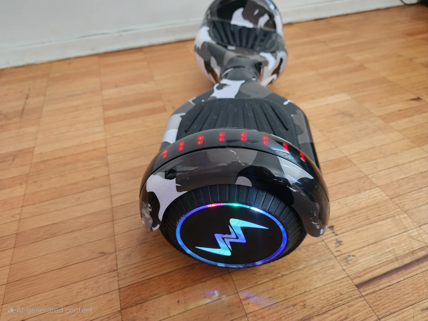 Camouflage Hoverboard with LED Lights