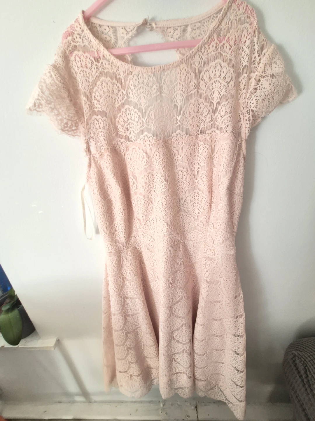 Light Pink Lace Dress