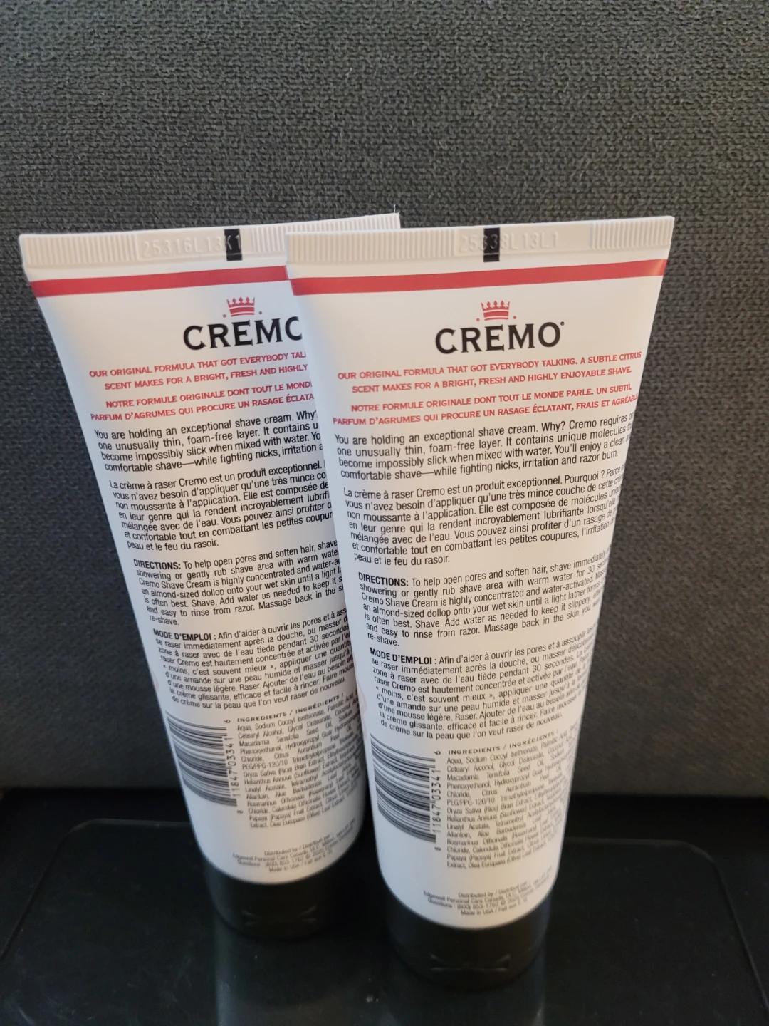 CREMO Shave Cream Originale - 2x 6oz/177ml - photo 2
