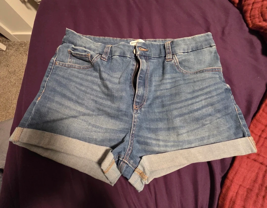 Bluenotes Curvy High Rise Denim Shorts