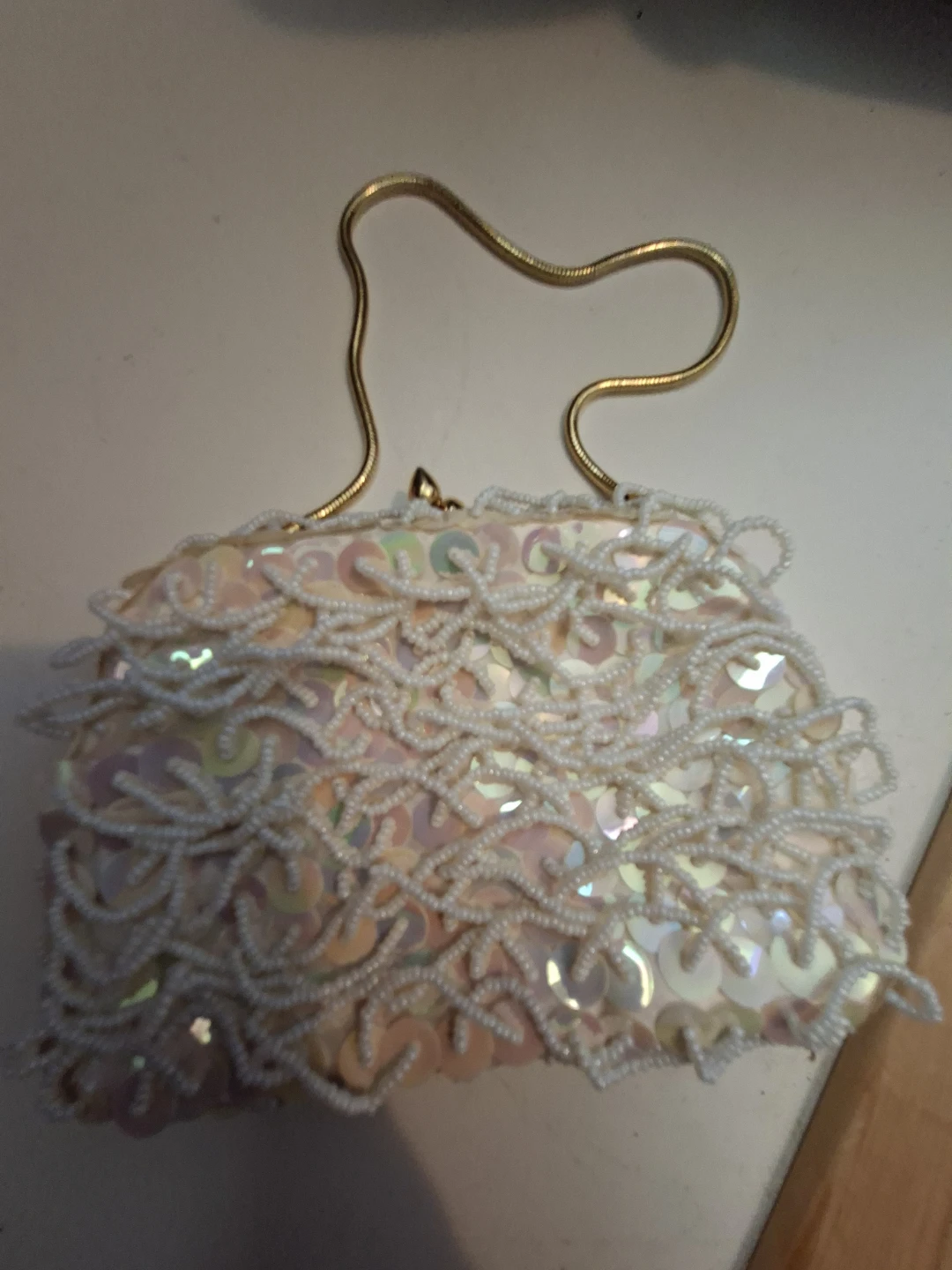 Beaded Coin Purse with Sequins - photo 2