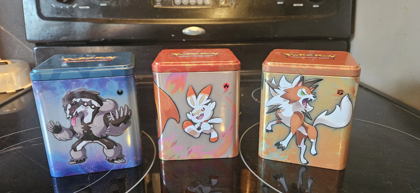Pokémon TCG Stacking Tins Set of 3