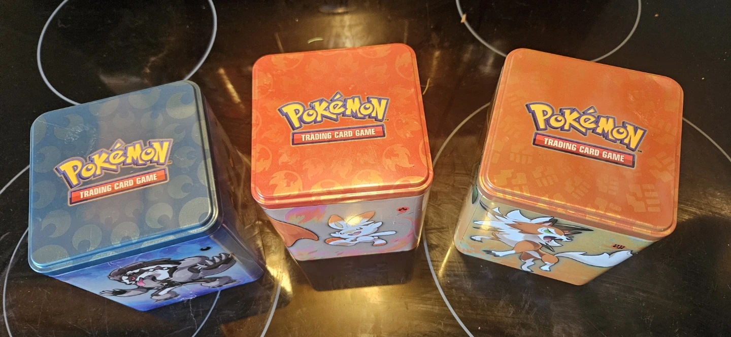 Pokémon TCG Stacking Tins Set of 3 - photo 2