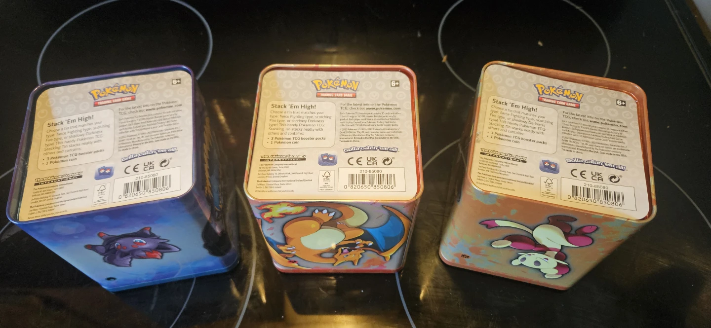 Pokémon TCG Stacking Tins Set of 3 - photo 3