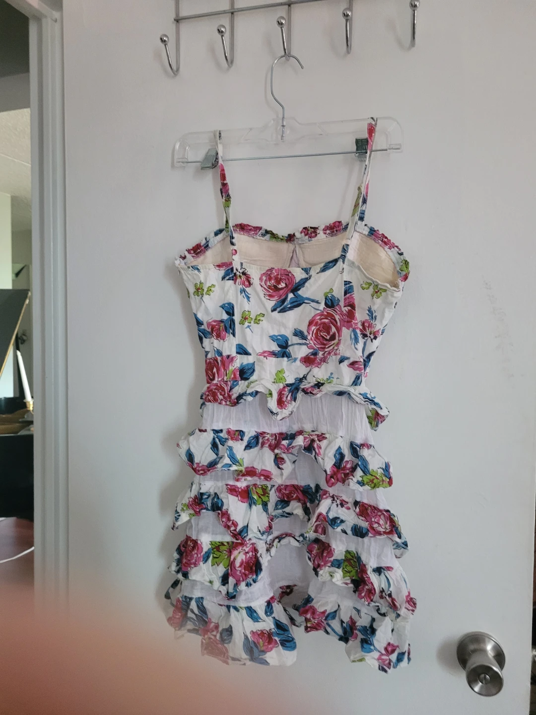 Floral Ruffled Mini Dress - photo 2