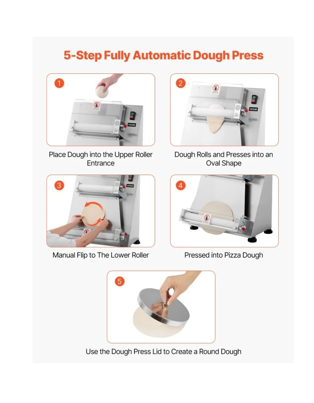 VEVOR Pizza Dough Roller - photo 5