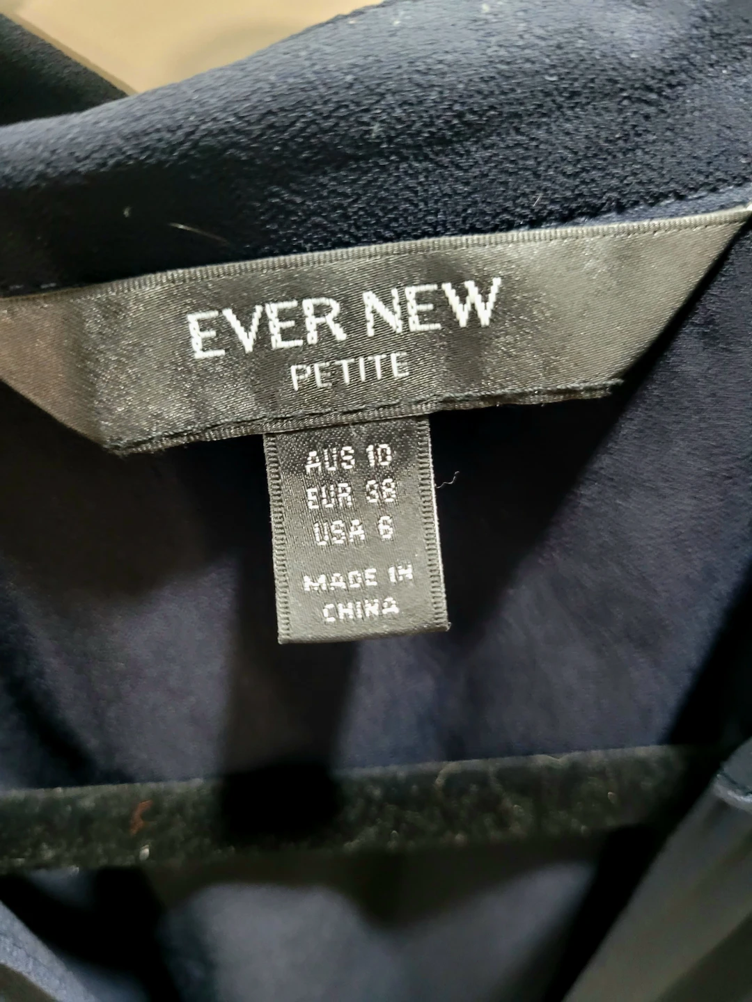Ever New Petite Navy Blue Dress - Size 6 - photo 5