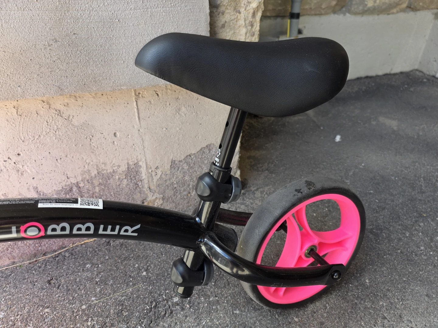 Globber Balance Bike - Pink and Black - photo 2