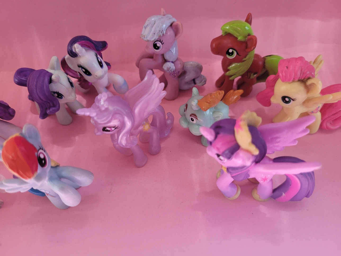 Some rare 9 my little pony figures